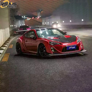 Kit carrosserie en fibre de verre pour <span class=keywords><strong>Toyota</strong></span> <span class=keywords><strong>GT86</strong></span> BRZ ZN6 Pare-chocs avant amélioré Garde-boue Jupes latérales Style V Pièces automobiles de haute qualité - Product Image 4