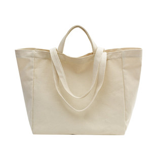 Bolso de mano de algodón de gran capacidad para mujer, bolso de mano de alta gama, nuevo estilo coreano a juego con contraste de colores, asa suave, diseño abierto - Product Image 1