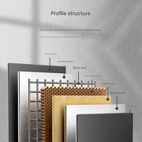 Porte blindée contemporaine en aluminium coulé décentrée, sculptée avec précision, noire, isolée thermiquement, pour entrée de villa, garantie 5 ans