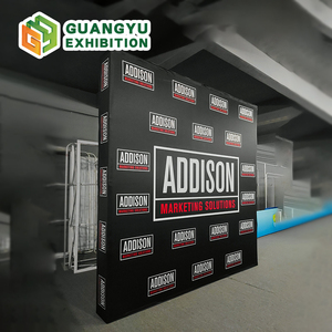 خلفية كشك التصوير مخصصة، جدار تصوير قابل للطي 8×8 قدم و10×10 قدم، خلفية محمولة للتصوير الفوتوغرافي مع علامة تجارية - Product Image 3