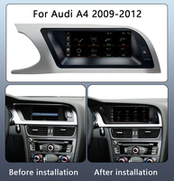 09-16 Linux 8.8" Kablosuz CarPlay Android Auto Araç Radyosu Multimedya Müzik Çalar Ekranı Audi A4 B8 S4 GPS Navigasyon Stereo için