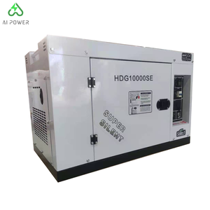Giá thấp chất lượng cao 10KW 10KVA gió làm mát bằng im lặng Máy phát điện diesel Máy phát điện xách tay 2 xi lanh - Product Image 4