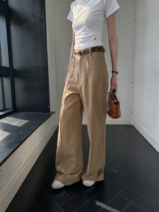 Factory Price Crinkle Design Women's <strong>Pants</strong> Women Casual <strong>Suit</strong> <strong>Pants</strong> For Women