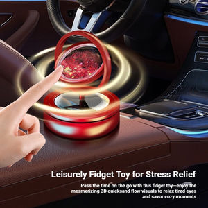 Ambientador de Coche con Energía Solar, Estilo Moderno, Adorno de Perfume para el Tablero, Arena Dinámica Fluida, Fragancia de Arenas Movedizas, Aromaterapia - Product Image 2