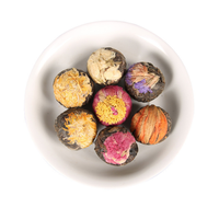 Yunnan Vente Chaude Boule Forme Pu Er Thé Fleur Thé Floraison Fleur Thé