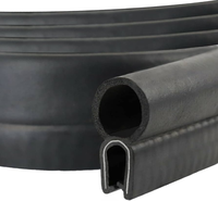 Bandes d'étanchéité en caoutchouc en forme de U pour portières de voiture avec bandes de caoutchouc à bulles supérieures ou latérales pour une protection insonorisante