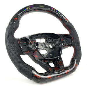 Pour <span class=keywords><strong>Ford</strong></span> Focus MK4 <span class=keywords><strong>PUMA</strong></span> affichage LED volant en Fiber de carbone forgé intérieur automobile 2018 2019 2020 2021 2022 <span class=keywords><strong>2023</strong></span> - Product Image 3