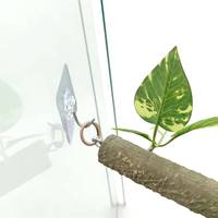 Décoration murale en lierre artificiel en plastique, objet d'escalade pour reptiles, pour geckos barbus, aménagement paysager d'enclos pour reptiles