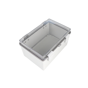 Caja de Conexiones para Cables de 300x200x160mm, Caja Industrial para Proyectos, Carcasa de Plástico con Tapa Transparente Abatible, Impermeable IP67 - Product Image 1