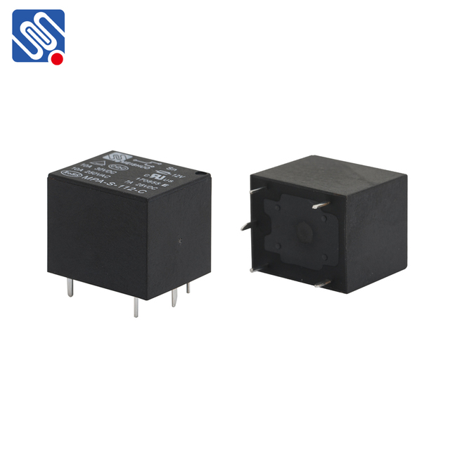 Meishuo MPA-S-112-C  OEM ODM 5A 12V T73 RELAY 5 Pins 10 Amp PCB Sugar Cube Power Relay for Control Panel