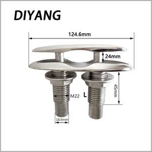 Accessoire de bateau Diyang, étrier dissimulé double couche en acier inoxydable pour remplacement et réparation de yachts - Product Image 3