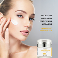 Crème de jour rajeunissante à la vitamine C, hydratant infusé au curcuma, antioxydant, éclaircissant, raffermissant, soin du visage 50ml GMP