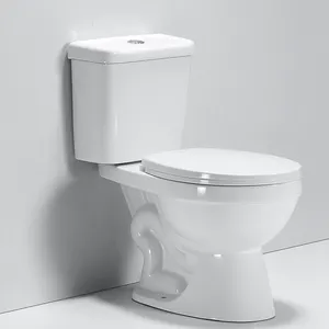 S-trap Ekonomis Penutup Kursi Ganda Flush Lambat Wc Toilet Dua Potong Commode