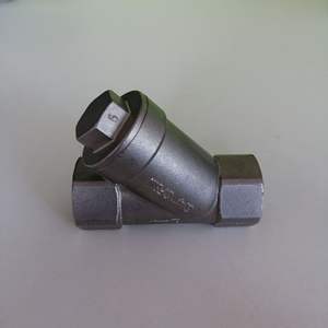 Válvula de Retención Tipo Y de Acero Inoxidable 1438123411 141 122, Estructura de un Solo Lóbulo, Flujo Unidireccional, Uso a Temperatura Ambiente - Product Image 4