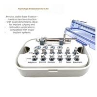 Kit universel de clé dynamométrique chirurgicale pour système d'implants dentaires, kit prothétique universel avec tournevis pour implants dentaires