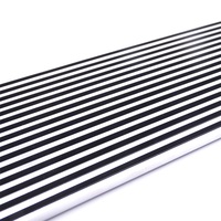 Profilés en aluminium pour ampoules LED 100mm 300mm 600mm, dissipateurs de chaleur à ailettes de haute précision pour éclairage de stade