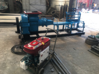 Petite machine de fabrication de briques automatiques en terre cuite rouge, à moteur diesel, pour la production de blocs solides, à vendre