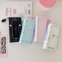 Album Foto PVC Kpop Four Card, Liontin Kecil, 20 Halaman, Photoclap, Set Penyimpanan Uang Kertas Kenang-kenangan untuk Penggemar, Stiker Panjang