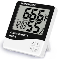 Termómetro Higrómetro Digital para el Hogar, Medidor de Humedad para Interiores y Exteriores con Monitor de Temperatura para Invernadero, Terrario, Incubadora