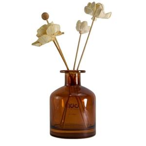 Factory Wholesale New Coming Glass <b>Reed</b> <b>Diffuser</b> <b>Bottle</b> with Lid Aromatherapy <b>Bottle</b> for Home Decoration - Product Image 1