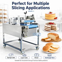 Machine à découper horizontale pour pain multicouche, gâteau éponge et pains à hamburger