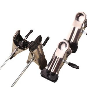 Percha metálica rectangular para pantalones, organizador de ropa para uso doméstico con revestimiento antideslizante, 32g, fabricada en Zhejiang. - Product Image 5