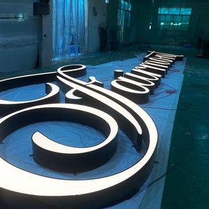 Customizable Logo Model Letter <strong>3D</strong> Metal Acrylic LED Neon Sign Changeable Front Luminous Characters for Outdoor <strong>Decoration</strong> - Product Image 1