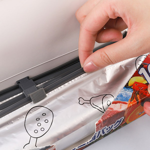 Thickened Aluminum Foil Food Storage Bags With Zipper Freezer Safe <b>Microwave</b> Oven Sealing Rectangle Household Refrigerator Use - Product Image 3