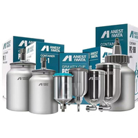 Système de gobelet pulvérisateur ventilé PPS 2.0 de 600 ml, pistolet jetable avec échelle, gobelet de mélange de peinture en plastique transparent, substitut pour 3M 26301