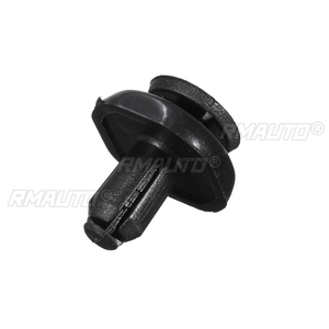 20 piezas de clips negros de 7 mm para la cubierta del radiador del motor para Toyota Avensis 2003-2008 5325920030/53259-20030 - Product Image 5