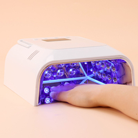 2025 New Design108W UV LED Nail Lamp Sèche-ongles rechargeable sans fil avec ventilateur de refroidissement Pratique pour une utilisation en salon