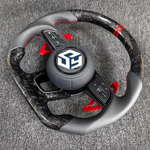 <span class=keywords><strong>Volante</strong></span> de Fibra de Carbono Forjado para Audi RS4 A4 B8.5 TT 8J A4 B6 4F S8 D4 S4 B8.B9 RS3 8V A6 C6 4F TT <span class=keywords><strong>MK1</strong></span> - Product Image 1