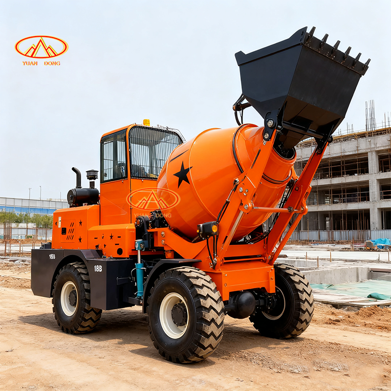 Mobile Concrete Mixer Truck Self Loading