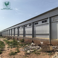 Gallinero Prefabricado de Estructura Metálica con Control Ambiental para la Cría de Pollos de Engorde y Gallinas Ponedoras
