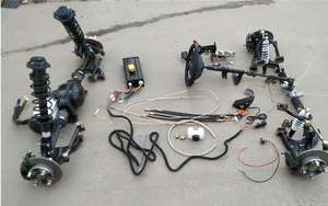 Roues UTV <span class=keywords><strong>Quad</strong></span> 4 places <span class=keywords><strong>Remorque</strong></span> à bois Tondeuse électrique Adulte Essieux de moteur Construisez vos propres kits ATV - Product Image 2