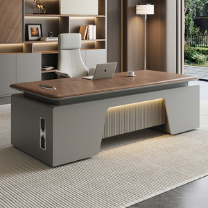 Meubles de bureau modernes de luxe, table de direction en forme de L, table de patron, mobilier de bureau, prix de la table de direction - Product Image 1