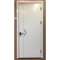 Porte en bois insonorisée style ferme, surface brute, ouverture latérale pour appartement, hall, cuisine, chambre, sous-sol