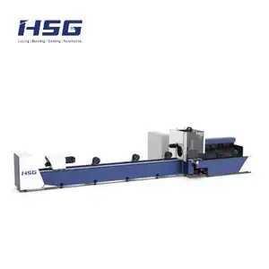 מכונת חיתוך לייזר סיבים 3000W 6600W CNC מכונת חיתוך לייזר צינור מתכת