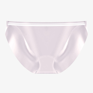 Ropa Interior de Talla Grande sin Costuras de Estilo Japonés, Tejido Sólido, de Tiro Bajo, para Mujeres Curvy, Corte Alto, Sin Elásticos, Sexy, Tipo Bikini, para Uso Diario - Product Image 1