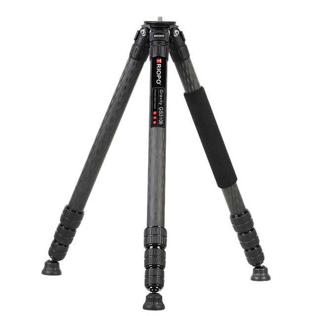 Triopo GS3108+X40 4-Section Carbon Fiber Tripod,  Stable Twist Lock Tripod with X40 Ball Head for Outdoor & Studio Photography