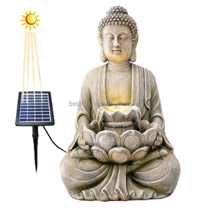 Nouvelle fontaine d'eau Bouddha géante 2024 en polyrésine pour la décoration - Product Image 4