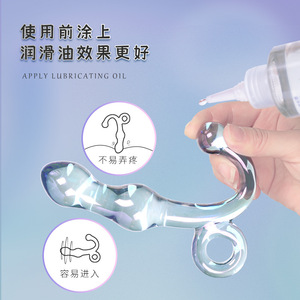 SM Female Double Headed Crystal Massage Stick G-Spot Masturbate for Ontological and <strong>Anal</strong> Use Couple's <strong>Anal</strong> Expansion Adult Toy - Product Image 4