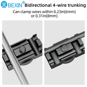 Blikin — câbles de données USB, 4 emplacements, base de fixation, plaques à dégagement rapide pour protection de la tête de trépied, appareil photo DSLR, <span class=keywords><strong>caméscope</strong></span> - Product Image 4