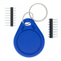 Modul Sensor Kartu RFID RF IC AITEWIN ROBOT MFRC-522 RC522 1W Pemasangan Khusus untuk Gantungan Kunci Kartu Fudan