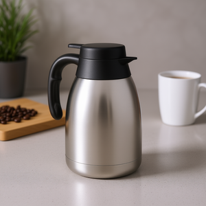 Thermos en acier inoxydable 2L, carafe isotherme avec couvercle pour boissons chaudes et froides - Product Image 3