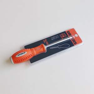 Tournevis à double tête en acier au vanadium 6x100mm, magnétique, cruciforme et plat, outil domestique en chrome vanadium - Product Image 4