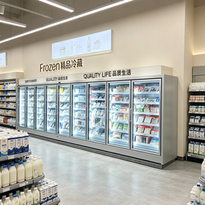 OEM Commercial Remote-controlled <b>Refrigerator</b> With 4-5 Door Options and Air Cooling for Frozen Food Beverage Storage Velando Spl - Product Image 1