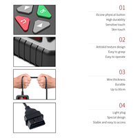 Lector de Códigos OBD2 YA106 y Probador de Batería 12V Herramienta de Diagnóstico Universal para Automóviles para Detección de Fallas