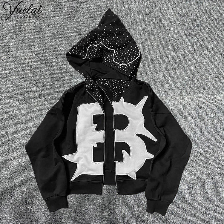 Hoodies No Strings High Quality Customizable Streetwear