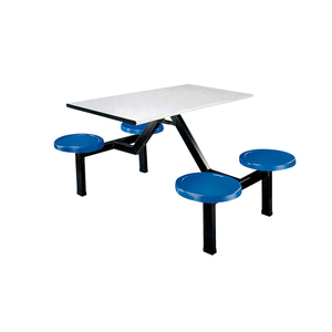 Arredamento per Mensa Scolastica, Tavolo e Sedie da Ristorante, Tavolo da Pranzo Allungabile - Product Image 2
